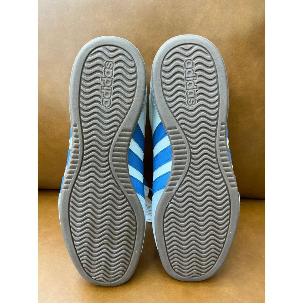 Adidas Barreda Lo Womens Size 8 White Blue New Gum‎ Sole HQ7390 Sneaker